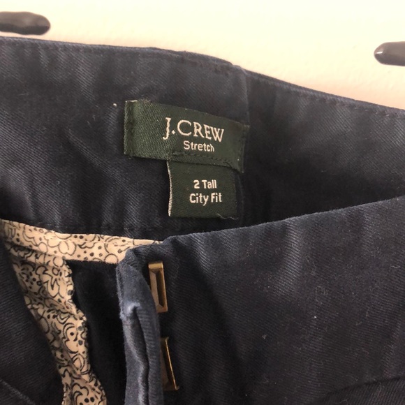 J. Crew Navy Blue Tall Trousers - Picture 2 of 3